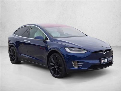 Deep Blue Metallic 2020 Tesla Model X Long Range Dual Motor All-Wheel Drive