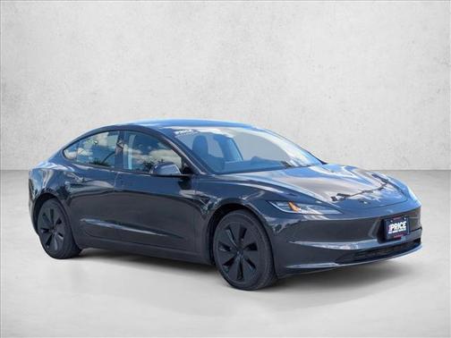 Silver/Gray 2025 Tesla Model 3 Long Range