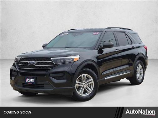 Agate Black Metallic 2022 Ford Explorer XLT