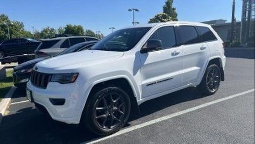 Bright White Clearcoat 2021 Jeep Grand Cherokee 80th Anniversary 4x4
