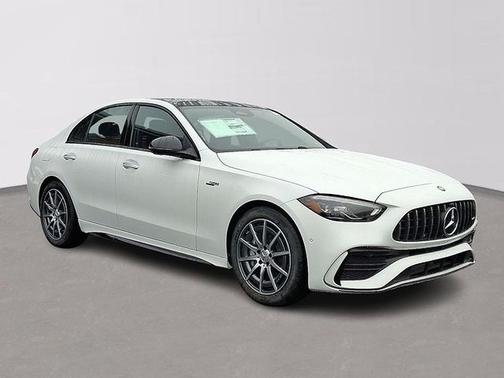 MANUFAKTUR Moonlight White Metallic 2026 Mercedes-Benz AMG C 43 4MATIC