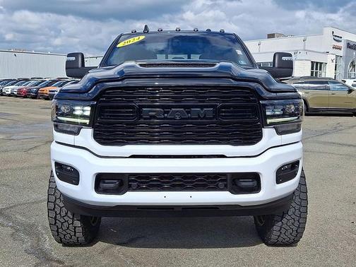 Bright White Clearcoat 2024 RAM 3500 Limited Mega Cab 4x4 6'4' Box