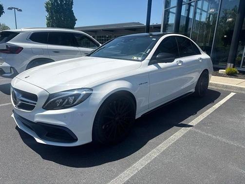 Polar White 2018 Mercedes-Benz AMG C 63 S