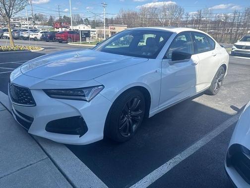 Platinum White Pearl 2023 Acura TLX A-Spec