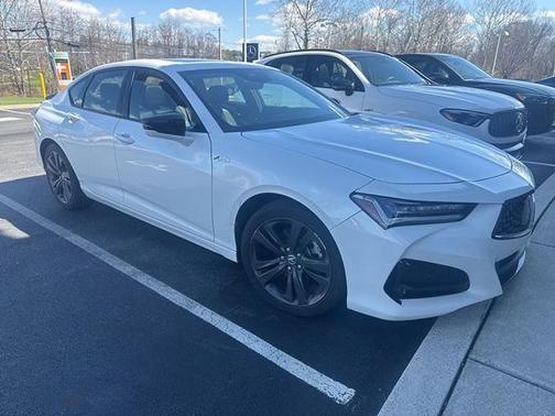 Platinum White Pearl 2023 Acura TLX A-Spec