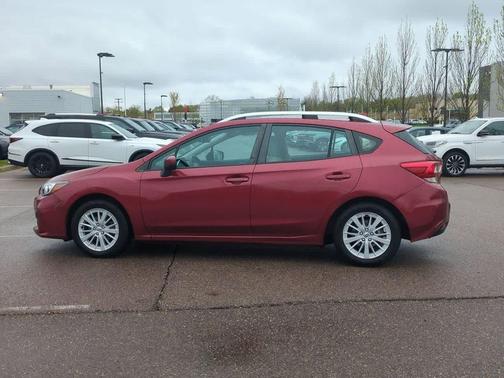 Crimson Red Pearl 2018 Subaru Impreza 2.0i Premium