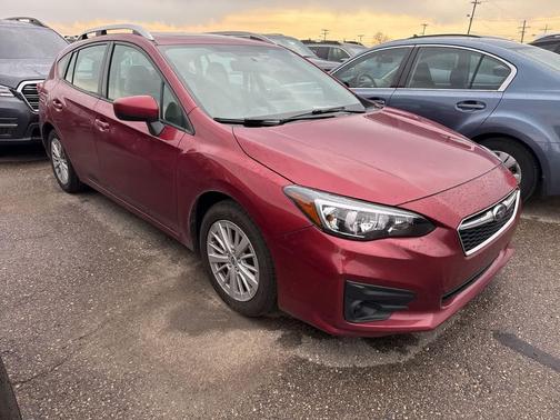 Crimson Red Pearl 2018 Subaru Impreza 2.0i Premium