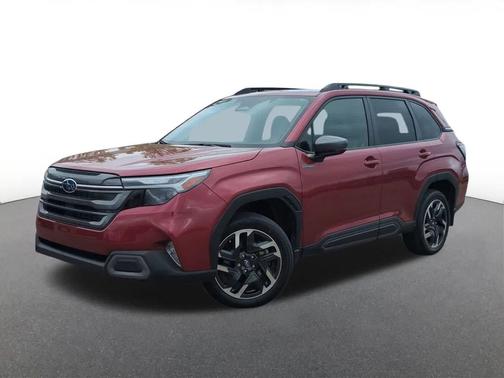 Crimson Red Pearl 2025 Subaru Forester Hybrid Limited