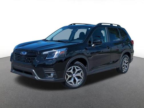 Crystal Black Silica 2023 Subaru Forester Premium