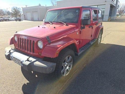 Flame Red Clearcoat 2012 Jeep Wrangler Unlimited Sahara
