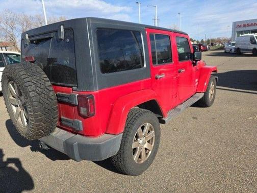Flame Red Clearcoat 2012 Jeep Wrangler Unlimited Sahara
