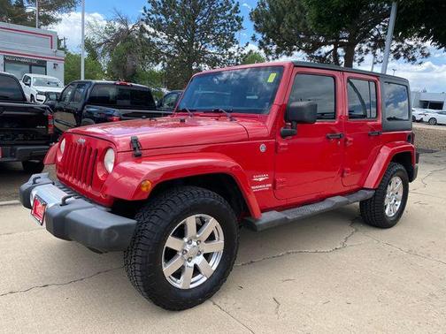Flame Red Clearcoat 2012 Jeep Wrangler Unlimited Sahara