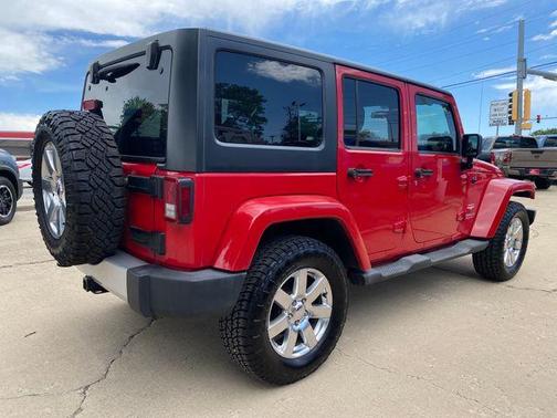 Flame Red Clearcoat 2012 Jeep Wrangler Unlimited Sahara