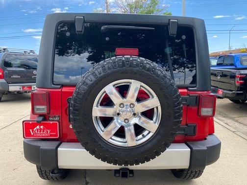 Flame Red Clearcoat 2012 Jeep Wrangler Unlimited Sahara