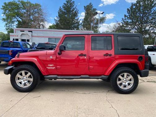 Flame Red Clearcoat 2012 Jeep Wrangler Unlimited Sahara