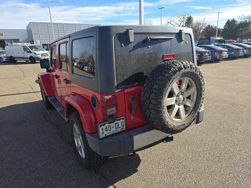 Flame Red Clearcoat 2012 Jeep Wrangler Unlimited Sahara