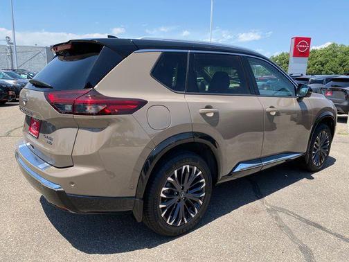 Dk Beige Blk 2024 Nissan Rogue Platinum