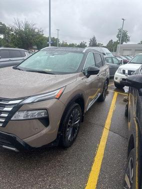 Dk Beige Blk 2024 Nissan Rogue Platinum