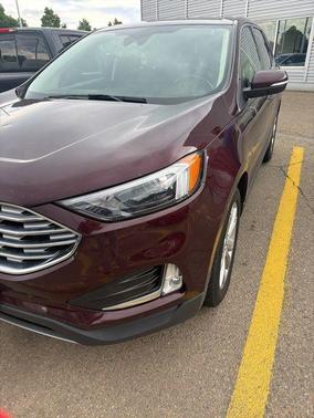 Red Metallic 2023 Ford Edge Titanium