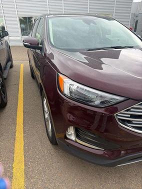 Red Metallic 2023 Ford Edge Titanium