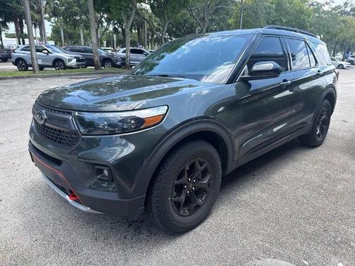 FORGED GREEN METALLIC 2023 Ford Explorer TIMBERLINE