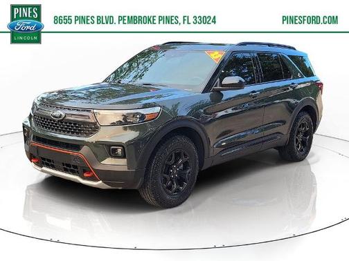 FORGED GREEN METALLIC 2023 Ford Explorer TIMBERLINE