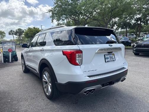 STAR WHITE MET TRI-COAT 2023 Ford Explorer PLATINUM