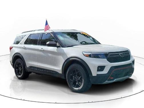 STAR WHITE MET TRI-COAT 2023 Ford Explorer TIMBERLINE