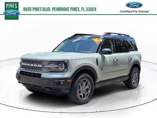 CACTUS GRAY 2024 Ford Bronco Sport BADLANDS