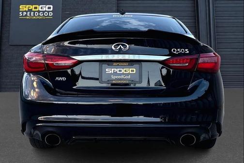 Black 2018 INFINITI Q50 3.0t Sport