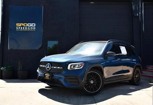 Blue 2022 Mercedes-Benz GLB 250 4MATIC