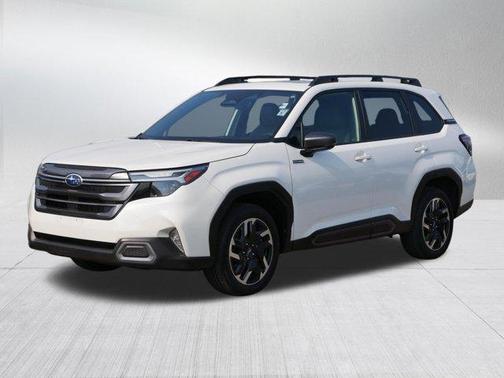 Crystal White Pearl 2025 Subaru Forester Hybrid Limited