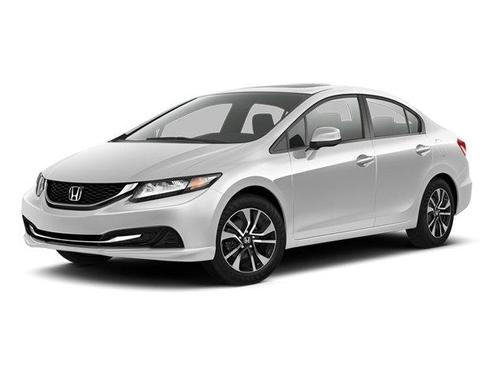 Silver 2013 Honda Civic EX