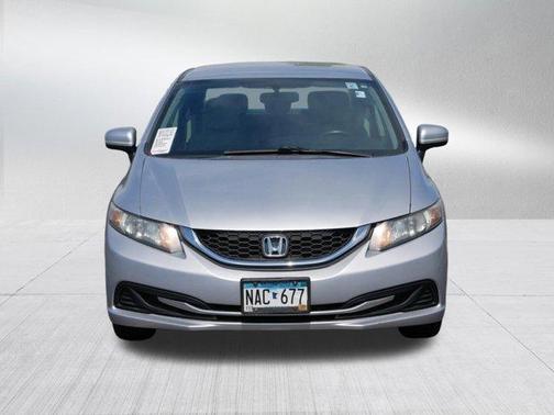 Alabaster Silver Metallic 2014 Honda Civic LX
