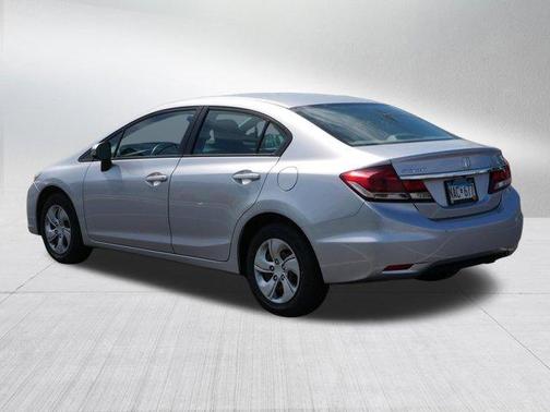 Alabaster Silver Metallic 2014 Honda Civic LX