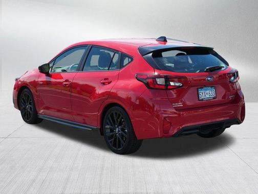 Pure Red 2025 Subaru Impreza RS