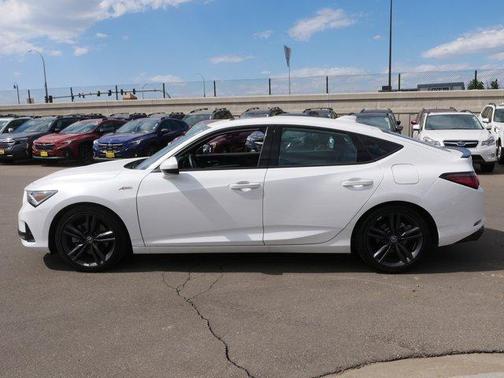 Platinum White Pearl 2025 Acura Integra w/A-Spec Package