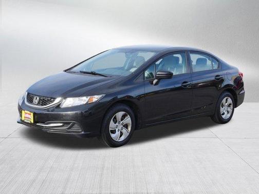 Crystal Black Pearl 2014 Honda Civic LX
