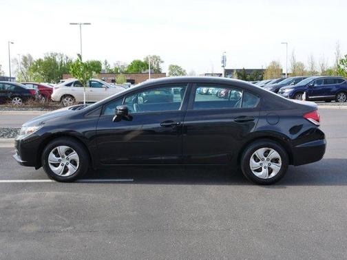 Crystal Black Pearl 2014 Honda Civic LX