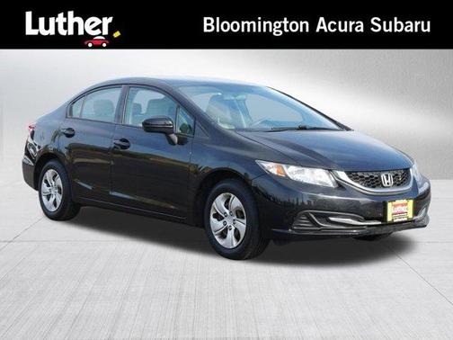 Crystal Black Pearl 2014 Honda Civic LX