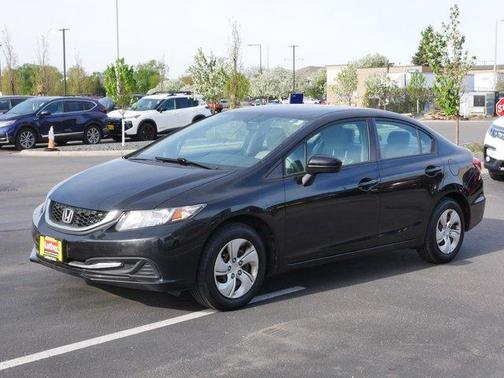Crystal Black Pearl 2014 Honda Civic LX
