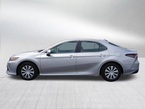Celestial Silver Metallic 2021 Toyota Camry Hybrid LE