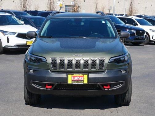Olive Green Pearlcoat 2020 Jeep Cherokee Trailhawk