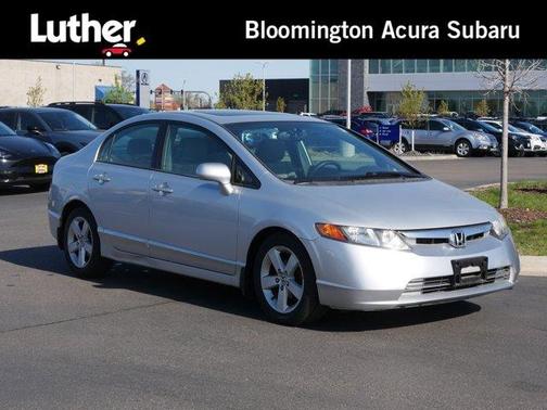 Alabaster Silver Metallic 2007 Honda Civic EX