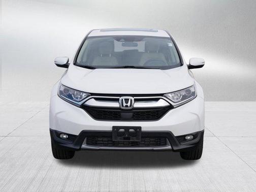 Platinum White Pearl 2019 Honda CR-V EX
