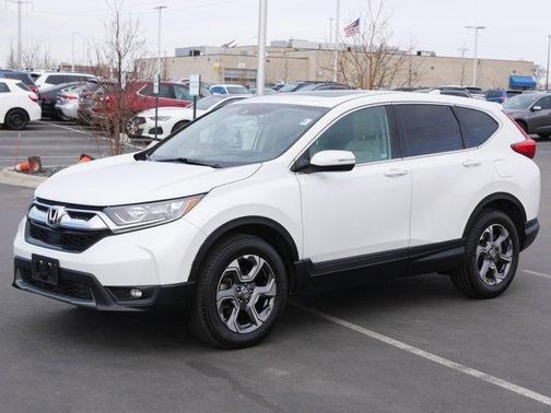 Platinum White Pearl 2019 Honda CR-V EX