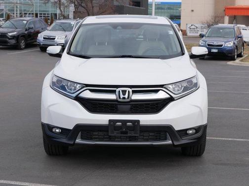 Platinum White Pearl 2019 Honda CR-V EX