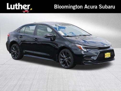 Midnight Black Metallic 2024 Toyota Corolla Hybrid SE