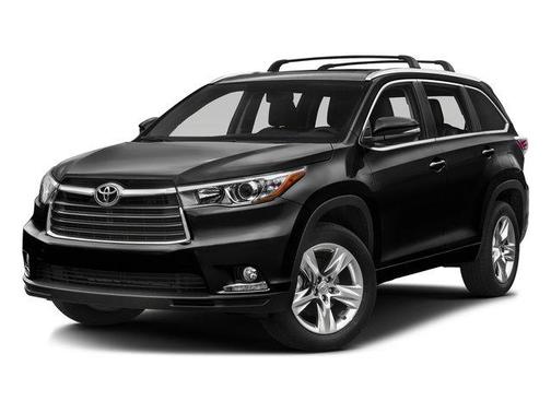 Midnight Black Metallic 2016 Toyota Highlander Limited