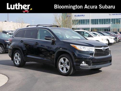 Midnight Black Metallic 2016 Toyota Highlander Limited